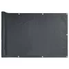  antracitszürke oxford-szövet erkélyparaván 90 x 300 cm