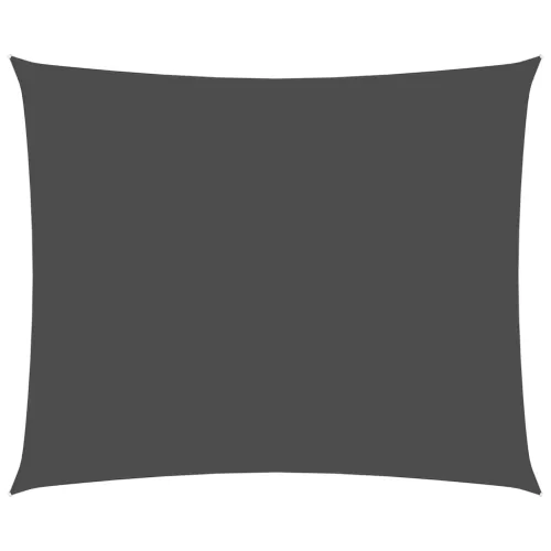  antracitszürke téglalap alakú oxford-szövet napvitorla 2,5x3,5m