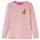 Világos rózsaszín hosszú ujjú gyerekpóló 116