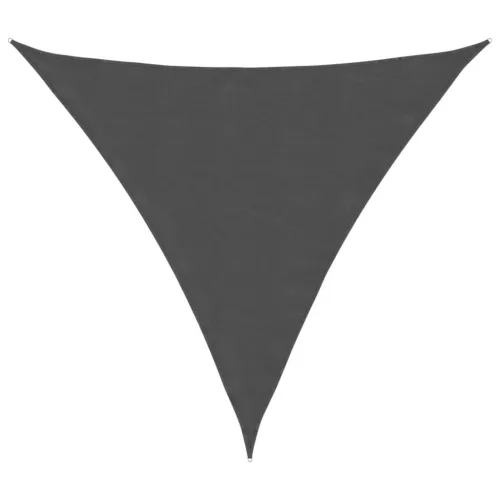  antracitszürke háromszögű oxford-szövet napvitorla 4,5x4,5x4,5m