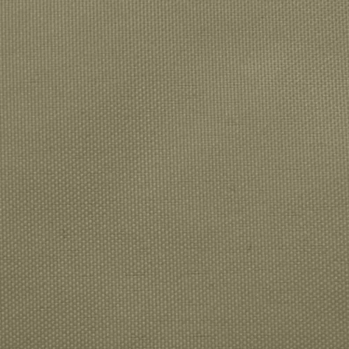  bézs trapéz alakú oxford-szövet napvitorla 2/4 x 3 m