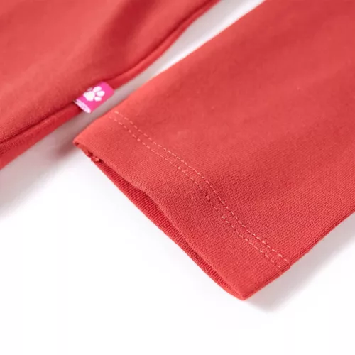 Izzó piros hosszú ujjú gyerekpóló 92