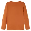 Konyak színű hosszú ujjú gyerekpóló 104