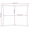  fehér téglalap alakú oxford-szövet napvitorla 2,5 x 3,5 m