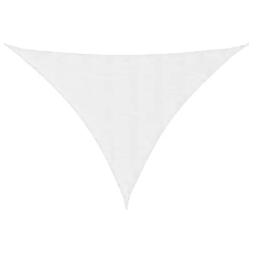  fehér háromszögű oxford-szövet napvitorla 2,5 x 2,5 x 3,5 m