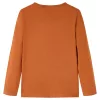 Konyak színű hosszú ujjú gyerekpóló 128