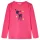 Élénk rózsaszín hosszú ujjú gyerekpóló 116