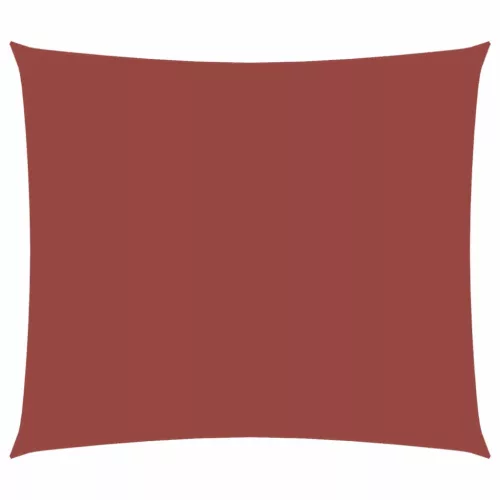  terrakotta téglalap alakú oxford-szövet napvitorla 2,5 x 3 m