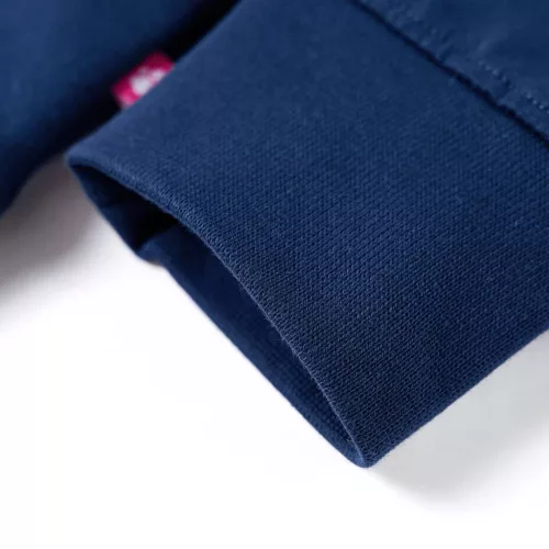 Tengerészkék gyerekpulóver 128