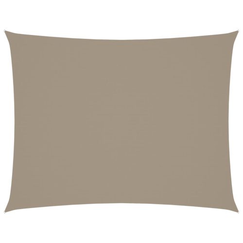 tópszínű téglalap alakú oxford-szövet napvitorla 4 x 5 m