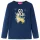 Tengerészkék hosszú ujjú gyerekpóló 128