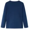 Tengerészkék hosszú ujjú gyerekpóló 128