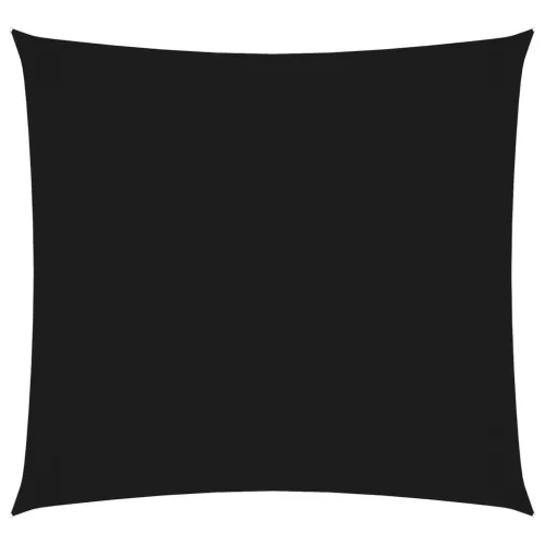  fekete négyzet alakú oxford-szövet napvitorla 4,5 x 4,5 m