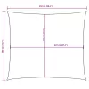  fekete téglalap alakú oxford-szövet napvitorla 2 x 2,5 m
