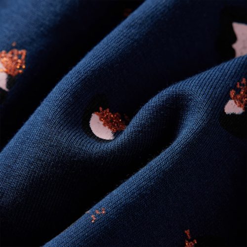 Tengerészkék hosszú ujjú gyerekruha 128