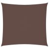  barna négyzet alakú oxford-szövet napvitorla 2 x 2 m