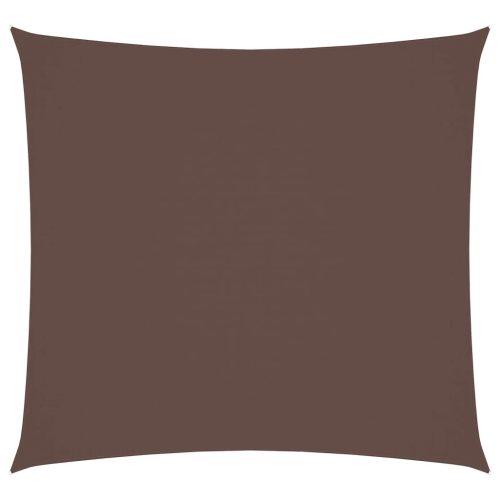  barna négyzet alakú oxford-szövet napvitorla 2 x 2 m
