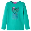 Világoszöld hosszú ujjú gyerekpóló 104