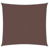  barna négyzet alakú oxford-szövet napvitorla 7 x 7 m