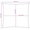  barna téglalap alakú oxford-szövet napvitorla 2,5 x 3 m
