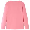 Rózsaszín hosszú ujjú gyerekpóló 104