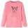 Rózsaszín hosszú ujjú gyerekpóló 116