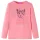 Rózsaszín hosszú ujjú gyerekpóló 128