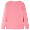 Rózsaszín hosszú ujjú gyerekpóló 128