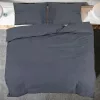  antracitszürke pamut ágyneműhuzat-garnitúra 220x240 cm