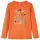 Izzó narancssárga hosszú ujjú gyerekpóló 128