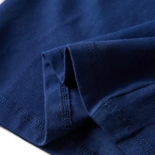 Tengerészkék hosszú ujjú gyerekpóló 116