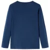 Tengerészkék hosszú ujjú gyerekpóló 128