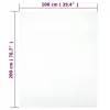  2 db fehér pamutdzsörzé gumis lepedő 100x200 cm