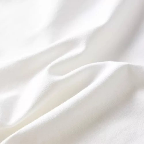 Ekrü színű hosszú ujjú gyerekpóló 128