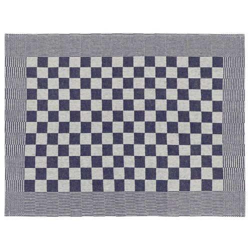  10 részes kék és fehér pamut törölközőszett