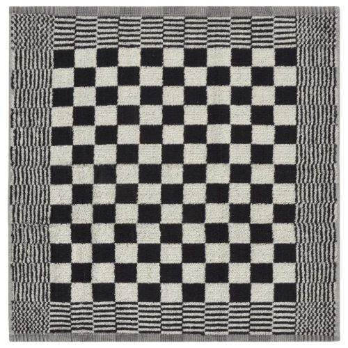  10 részes fekete-fehér pamut törölközőszett