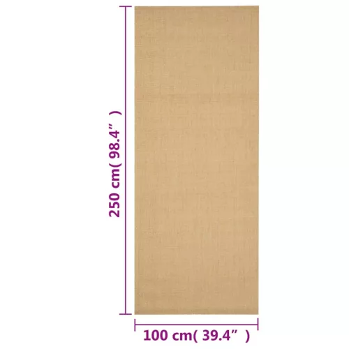  természetes szizálszőnyeg 100x250 cm