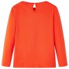 Sötét narancssárga hosszú ujjú gyerekpóló 92