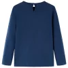 Tengerészkék hosszú ujjú gyerekpóló 128