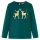 Sötétzöld hosszú ujjú gyerekpóló 92
