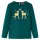 Sötétzöld hosszú ujjú gyerekpóló 104
