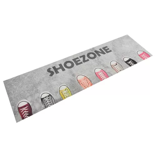  mosható shoezone feliratos bársony konyhaszőnyeg 45x150 cm