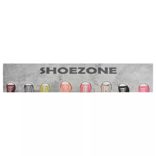  mosható shoezone feliratos bársony konyhaszőnyeg 60x300 cm