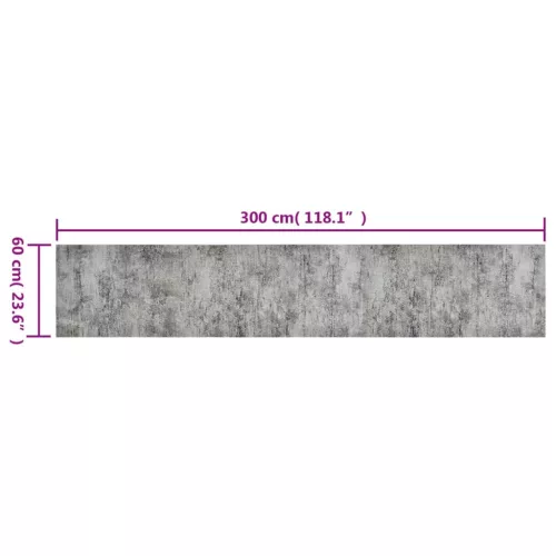  mosható betonmintás bársony konyhaszőnyeg 60 x 300 cm