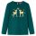 Sötétzöld hosszú ujjú gyerekpóló 140