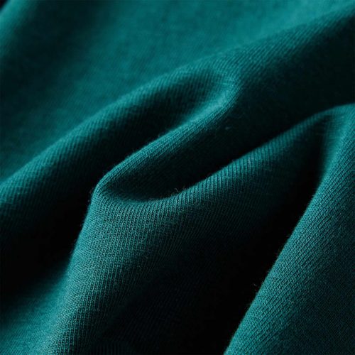 Sötétzöld hosszú ujjú gyerekpóló 140