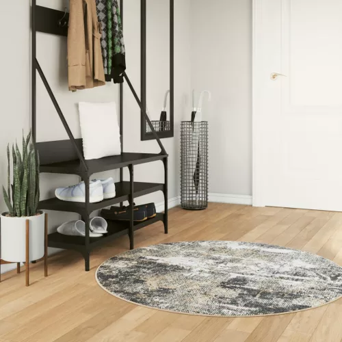  többszínű mosható csúszásgátló szőnyeg Ø 120 cm