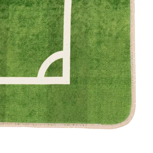  zöld mosható csúszásgátló futballpálya gyerekszőnyeg 160x230 cm
