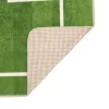 zöld mosható csúszásgátló futballpálya gyerekszőnyeg 160x230 cm