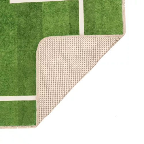 zöld mosható csúszásgátló futballpálya gyerekszőnyeg 160x230 cm